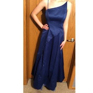 Navy Blue Formal Dress